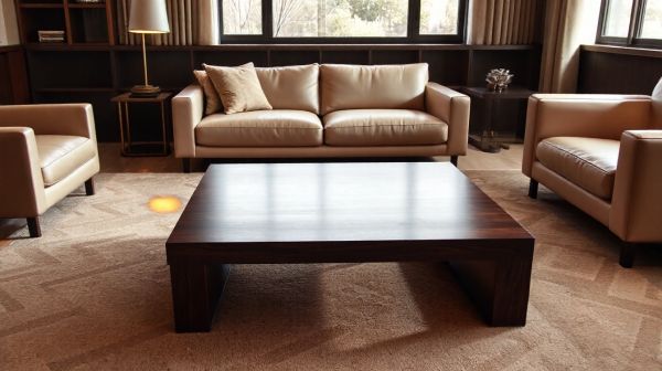 Top 5 styles de tables basses carrées pour allier élégance et fonctionnalité